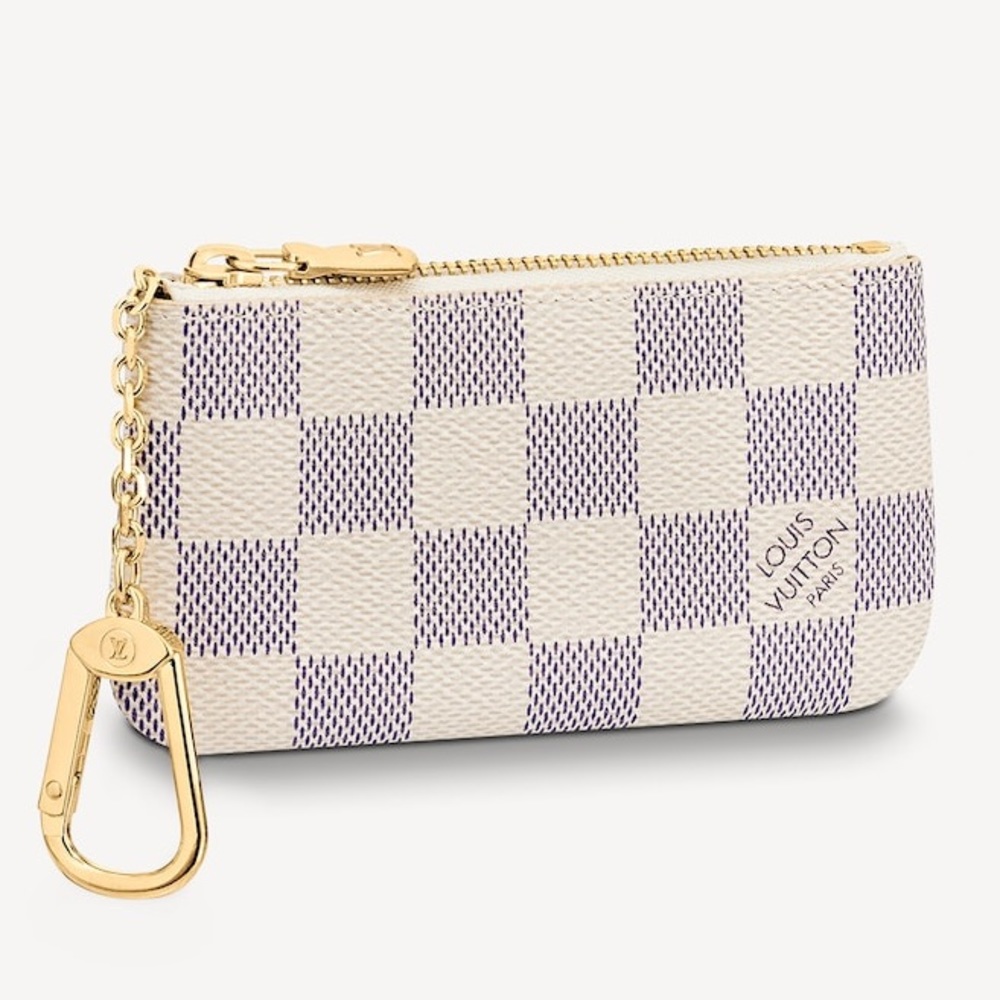 LOUIS VUITTON KEY POUCH - DAMIER AZUR